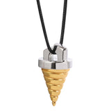 DAIIIBABYYY  -  Anime Gullagan Tengen Toppa Series Pendant Necklaces Gold Color Lagann Core Drill Rope Chain Necklaces Cosplay Jewelry Gifts