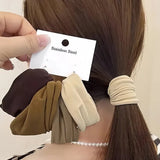 DAIIIBABYYY  -  4/5PCS Women Elastic Hair Rubber Bands High Quality Girls Hair Bands Hair Scrunchies Fashion Hair Accessories Hair Gum/Ties