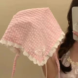 Daiiibabyyy  1Pc French Lace Headband Style Headscarf/headband Outdoor Dating,sweet and Elegant Style,easy To Wear,fashionable Versatile