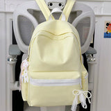 Daiiibabyyy  Women Students High-capacity Casual Backpack Y2k Aesthetic Sweet Kawaii Backpacks Fashion Trendy Korean Schoolbags Streetwear