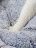 DAIIIBABYYY  -  Warm Cat Bed House Round Bed Sleeping Mat Pad Pet Cushion Puppy Nest Shell for Small Dog Cat