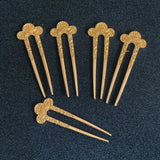 Daiiibabyyy  5pcs/set Metal U-Shaped French Hair Pin for Women Simple Hair Forks Alloy Hairpins Hair Clip Pins Hair Styling Tools Gifts
