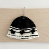 Daiiibabyyy  Winter Crochet Knitted Ear Protection Hats For Children Warm Beanies Caps Outdoor Ski Balaclava Bib EarCaps Child Skullies Hats