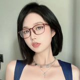 DAIIIBABYYY  -  Glasses Men Women Prescription Nearsighted Eyeglasses TR90 Optical Shortsighted Eyewear Myopic Spectacles -0.5 To -6.0