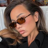 DAIIIBABYYY  -  Brand Designer Rectangle Sunglasses Women Luxury Vintage Small Frame Square Black Eyewear Summer Traveling Shades Oculos