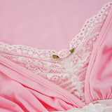 Daiiibabyyy  Fashion Sexy Sweet Bow Tie with Pink Long Sleeved T-shirt Slim Fit Slimming Spicy Girl Base Top