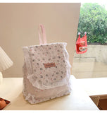 Daiiibabyyy  Women's Fashion Bag Sweet Lace Backpack Women's Small Backpack  Ladies' Backpack Lightweight Travel Backpack Kawaii Smalll Bag