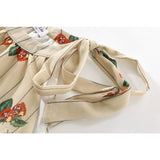 DAIIIBABYYY  -  Chic Dress for Women O-neck Sleeveless Patchwork A-line Dresses Striped Retro Korean Style Skirts Summer Trendy Female Clothing