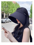 Daiiibabyyy Summer Empty Top Straw Hat For Women Bowknot Wide Brim Floppy Panama Hats Female Lady Visor Cap Outdoor Foldable Beach Sun Caps