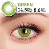 Daiiibabyyy  1 Pair Cosmetic Color Lens Korea Cosplay Big Eyes Contact Lens Diameter Large Pink Lens