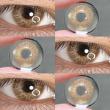 1pair Gray Color Contact Lenses Softlens for Eyes Lenses Cosmetic Eyecontacts fast shipping Yearly Use