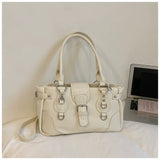 Daiiibabyyy  New Women Casual Simple Handbags Office Lady Chic Korean Fashion Shoulder Bag Y2k Aesthetic Female All Match Underarm Bag