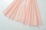 Daiiibabyyy  Sexy Pink Elastic Strap Tank Dress Ruched Slash Neck Zipper Back Slim Low Waist Hem Swing Midi Long Robe Sleeveless Vestidos