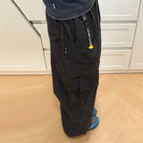 DAIIIBABYYY  -  Y2K Oversized Cargo Pants Women Streetwear Black Baggy Sweatpants Harajuku Pockets Wide Leg Joggers Summer Casual Trousers