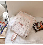 Daiiibabyyy  Women's Fashion Bag Sweet Lace Backpack Women's Small Backpack  Ladies' Backpack Lightweight Travel Backpack Kawaii Smalll Bag