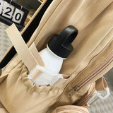Daiiibabyyy  Backpack Simple Large Capacity Sports Travel Backpack Junior High School Leisure Backpack Tutorial Bag