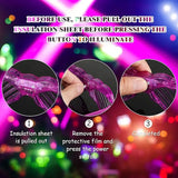 Daiiibabyyy 5-50Pcs Glow in the Dark LED Eyeglasses Neon Colors Blinds Lampshade Glasses Christmas Birthday Neon Party Mardi Gras Props