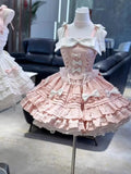 DAIIIBABYYY  -  Japan Sweet Lolita Princess Dress Women Lace Ruffles Party Dresses Girls Harajuku Cute Y2k Mini Dress