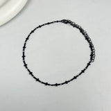 Daiiibabyyy  Simple Vintage Black Cross Chain Choker For Men and Women Goth Hip Hop Necklace Party Fashion Jewelry y2k