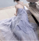 Daiiibabyyy  Lace Cami Tiered Dress Elegant Swing Maxi Dress for Women Vacation Slim Fit Outfit
