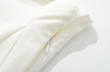 Daiiibabyyy  Holiday Front Cross Lacing up Bandage Bow Zipper Waist Mini Skirt Women White Spliced Lace Hem Ruched Swing A-lined Skirts Black