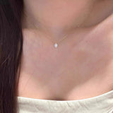 Daiiibabyyy  French Minimalist Zircon Crystal Tassel Clavicle Chain Bracelet Ring For Women Birthday Party Wedding Jewelry Gifts