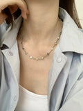 Daiiibabyyy  Vintage Y2k Aesthetic Star Pendant Necklace for Women Cool Hip Hop Pentagram Multilayer Chain Necklaces Girls Jewelry