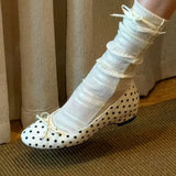 Daiiibabyyy  New Women's Mary Jane Shoes Exquisite Round Head Casual Shoes for Woman Fashion Shallow Ballet Shoe Designer Shoes Zapatos Mujer