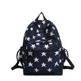 Daiiibabyyy  High-capacity Vintage Grunge Men Backpacks All Match Simple Fashion Star Letter Schoolbags Y2k Aesthetic Trendy Backpack Women