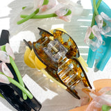 Daiiibabyyy  Hair Accessories Three-dimensional Bifacial Tulip Flower Claw Clip Romantic Atmosphere Feeling Acetate Hairpin For Women