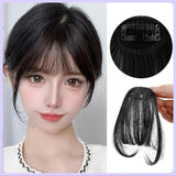 DAIIIBABYYY  -  Fake Air Bangs Hair Clip-In Extension Synthetic Hair Fake Fringe Natural False Hairpiece Women Clip in Bangs Hair Styling Tools
