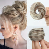Daiiibabyyy  Synthetic Messy Dount Hair Buns Updo Chignon With Elastic Hair Exension for Women Daily Lazy Hair Accessories