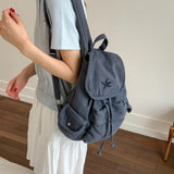 Daiiibabyyy  Students Travel Mochilas Mujer High Capacity Mochila New Canvas Bag Korean INS Backpack Lightweight Bags for Woman