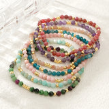 DAIIIBABYYY  -  Original Design Bohemian Charm Bracelets Women Gold Plated Natural Semi-Precious Stone Beads Pearl Copper Women's Gift