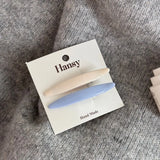 Daiiibabyyy  Milk blue pair clip Korean version broken hair bangs clip girl macaron edge clip duck bill hairpin sweet hair accessories new