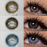 Daiiibabyyy  1Pair PATTAYA Fashion Makeup Beauty Contacts Lenses Soft Half Year Green Contacts Eyes New York Myopia Color Lenses