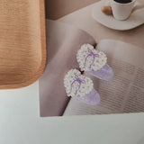 DAIIIBABYYY  -  2pc Fashion Hot Cute Heart Bow Small Hairpin Hair Side Clips for Women Girls Child Gift Hair Accessories Headwear Ornament