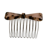 Daiiibabyyy  Teeth Acetic Acid Bow Hair Comb Barrettes Styling Tool Bowknot Hairpin Fixed Combs Korean Style Headwear Anti Slip Bangs Clip