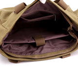 Daiiibabyyy  Canvas retro crossbody bag, handbag commuting bag, shoulder bag, work bag, large capacity handbag