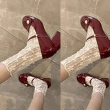 DAIIIBABYYY  -  2pairs Women Sexy Lace Flower Fashion Ultra-thin Transparent Summer Japan Style Hollow Mesh Crew Socks Harajuku Retro Long Socks