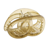 DAIIIBABYYY  -  8cm Long Plastic Hair Clips Hair Claw Crab for Girls and Women