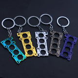 DAIIIBABYYY  -  Exquisite Car Speed Gearbox Metal Keychain Pendant For Men Key Chain Accessories Gear Head Refitting Hub Engine Fashion Keyring