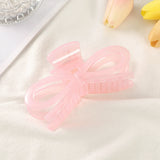 Daiiibabyyy  13cm Large Hair Clip For Thick Hair Claws Crab Girls Curly Transparent Coffee Hairpin Clamps Women Korean Ponytail Accessories