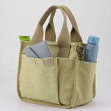 Daiiibabyyy  Large capacity canvas handbag, durable handle, functional design for daily use, work, travel, and shopping