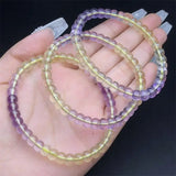 DAIIIBABYYY  -  6MM Natural Ametrine Bracelet String Charms Strand Exquisite Jewelry Gift Healing Crystal Energy Gift 1pcs