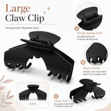 Daiiibabyyy  Hat Claw Clip–Baseball Claw Clip & Trucker Hat Claw Clips for Women – Lightweight, Secure Claws for Hats (Black)