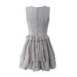 DAIIIBABYYY  -  Mini Dress Off Shoulder Printed Summer Hot Girls A-line Short Dresses Preppy Korean Fashion Ruffles Skirts Summer Female Clothes