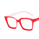 Daiiibabyyy  Fashion Glasses Frame Women Men Anti Blue Light Eyegalsses Vintage Square Computer Optical Concave Eyewear Female