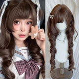Daiiibabyyy  Synthetic Brown Wigs Cosplay Wig