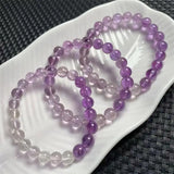 DAIIIBABYYY  -  8MM Natural Gradient Amethyst Bracelet Fashion Healing Personalized For Men Women Gemstone Jewelry Lovers Gift 1PCS